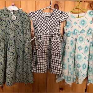Charming Black and White Checkered Kids Dress